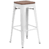 Bistro Stool w/ Wood Top