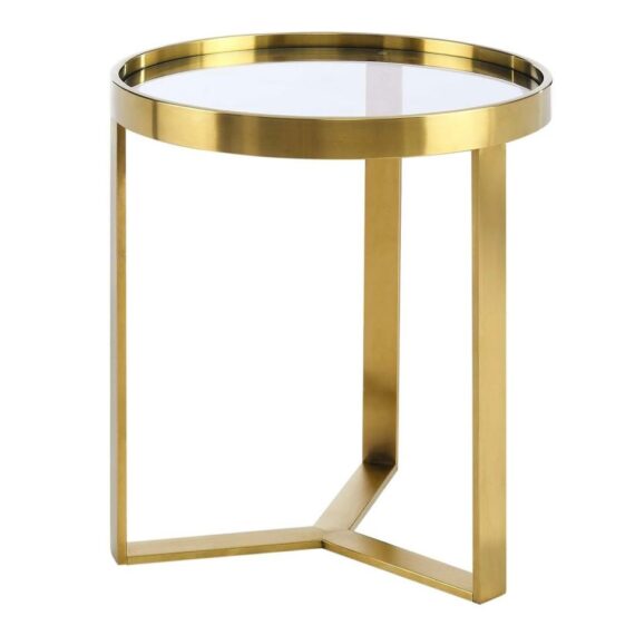 Gilded Accent Table