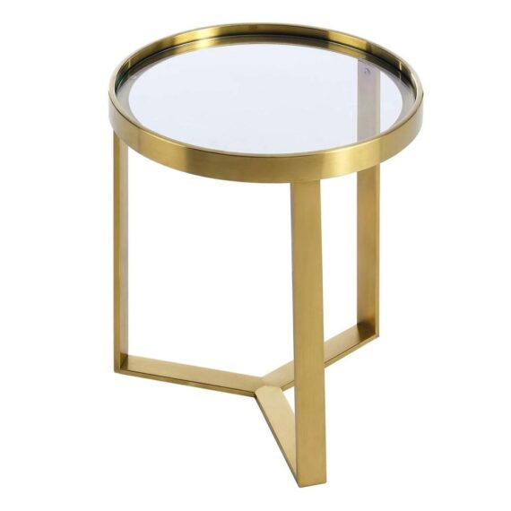 Gilded Accent Table