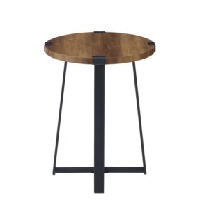 RusticBistroAccentTableFront-SideVeiwjpg