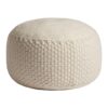 Round Braided Pouf