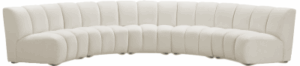 Infinity (Cream) 5-Seat Sofa