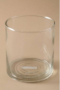 4C Clear Cylinder Vase
