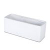 White Gloss Ceramic Rectangle Vase