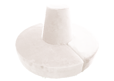 Empire Round Banquette Covers