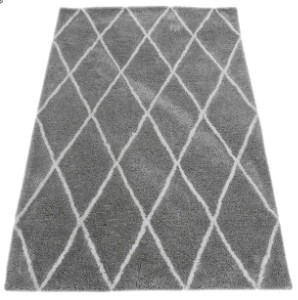 Accent Rug - Shag (Gray Diamond)
