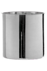 5C Chrome Cylinder Vase