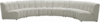 Infinity (Cream) 6-Seat Sofa