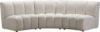 Infinity (Cream) 3-Seat Sofa
