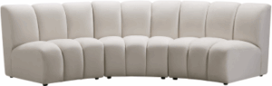 Infinity (Cream) 3-Seat Sofa