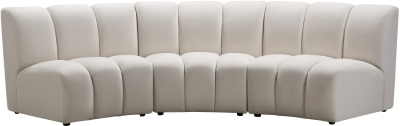 Infinity (Cream) 3-Seat Sofa