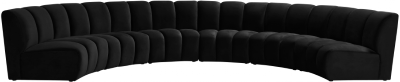 Infinity (Black) 8-Seat Sofa