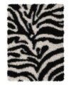 Accent Rug - Shag (Zebra