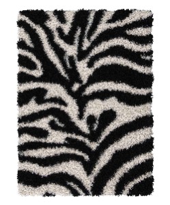 Accent Rug - Shag (Zebra