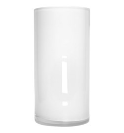 4C White Gloss Cylinder Vase