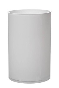 5C White Gloss Cylinder Vase