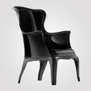 Euro Wingback Accent Chair