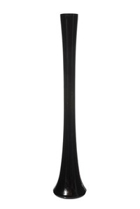 Skyline Gloss Black Vase