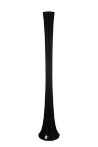 Skyline Gloss Black Vase