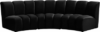 Infinity (Black) 3-Seat Sofa