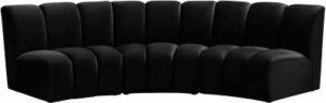 Infinity (Black) 3-Seat Sofa