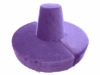 Empire Round Banquette (Purple Velvet)