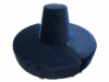 Empire Round Banquette (Navy Blue Velvet)