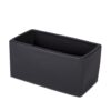 Black Matte Ceramic Rectangle Vase