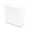 White Matte Ceramic Rectangle Vase