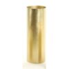 Gold Brushed Metal Cylinder Vase