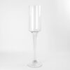 Clear Long Stemmed Vase