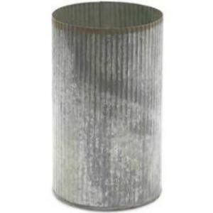 Norah Corrugated Metal Cylinder Vase