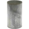 Norah Corrugated Metal Cylinder Vase