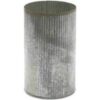 Norah Corrugated Metal Cylinder Vase
