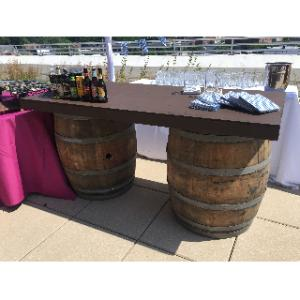 Wine Barrel Table