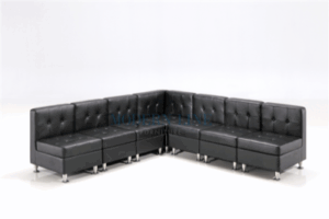 Contempo (Black) - 7 Seat Sofa
