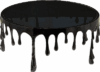 Dripping Paint Coffee Table
