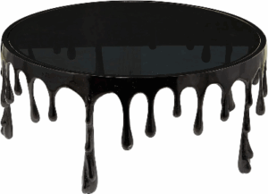 Dripping Paint Coffee Table