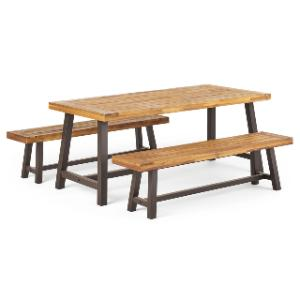 Acacia Outdoor Picnic Table Dining Set