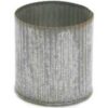 Norah Corrugated Metal Cylinder Vase