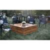 Wood Slat Board Coffee Table