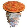 Pizza Box Stack Cocktail Table