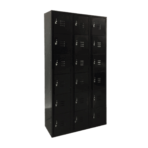 Metal Lockers (Black) - 18 Units