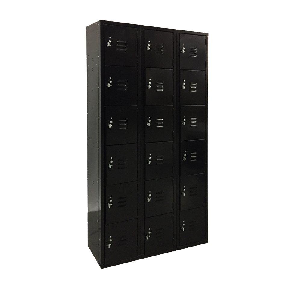 Metal Lockers (Black) - 18 Units