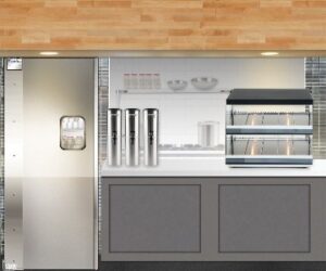 Fast Food Kitchen Backdrop (12' x 10')