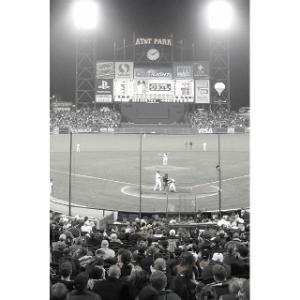 Vintage Baseball Trio Center Panel Backdrop  (9' x 14')