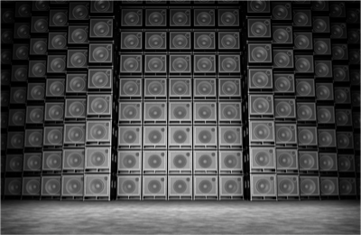 Rock & Roll Amp Wall Backdrop (20' x 13')