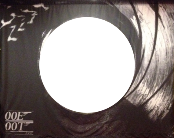 James Bond Photo Frame Backdrop (8' x 10')