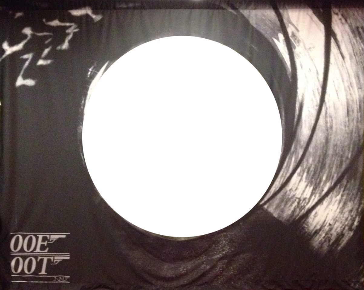James Bond Photo Frame Backdrop (8' x 10')