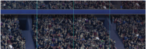 Sports Stadium Crowd Backdrop 2 (35.5' x 12')